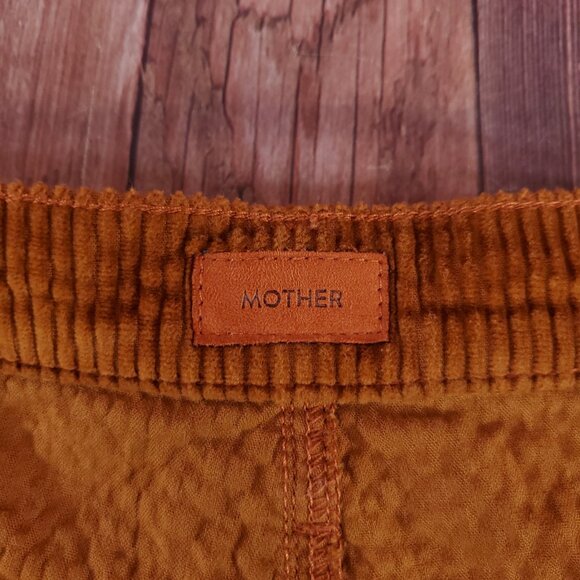 Mother Womens Size 30 High Waisted Study Hover Deep In The Valley Burnt Orange - Picture 12 of 16